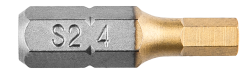 Końcówki wkrętakowe HEX4.0 x 25 mm, 2 szt. 57H968 GRAPHITE