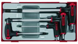 7-elementowy zestaw kluczy trzpieniowych sześciokątnych calowych Teng Tools TTHEX7AF Tengtools