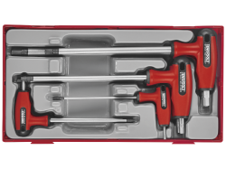 7 sztuk kluczy trzpieniowych sześciokątnych (imbusowych) w zestawie Teng Tools TTHEX7S Tengtools