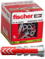 Kołki rozporowe bez wkręta paczka DUOPOWER 10mm x 50mm 50szt. Fischer