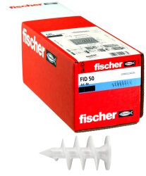 Kołki kotwy mocowanie do izolacji FID pudełko zestaw 50mm 50szt. Fischer