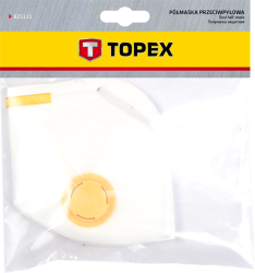 Półmaska przeciwpyłowa z 2 zaworkami FFP1 82S138 TOPEX