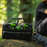 24V wiertarko-wkrętarka GD24DD60K2 Greenworks zestaw ładowarka + aku 2Ah + futerał miękki - 6