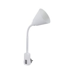 Lampa wtyczkowa JANUS elastyczne ramię  E14 max. 20W 230V biały