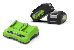 24V 2xakumulator 4 Ah + ładowarka dual Greenworks GSK24B4X