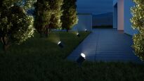 Oprawa ogrodowa wbijana z czujnikiem zmierzchu SPOT Garden N 7,86W 512lm 3000K IP44 IK03 230V antracyt / aluminium - 2
