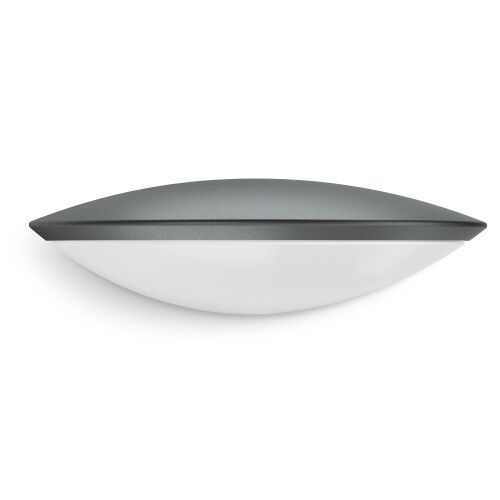 Lampa elewacyjna z czujnikiem ruchu i zmierzchu Steinel L 825 SC LED iHF Bluetooth Mesh Connect 9,7W 3000K 707lm IP44 IK03 230V antracyt / aluminium