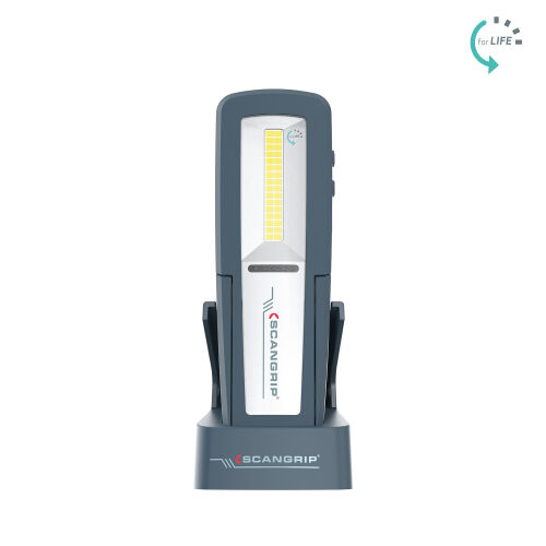 Akumulatorowa lampa robocza LED 500 lm 3,2  W z bazą ładującą Scangrip UNIFORM forLIFE 03.6208