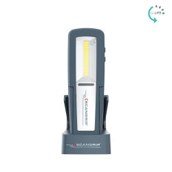 Akumulatorowa lampa robocza LED 500 lm 3,2  W z bazą ładującą Scangrip UNIFORM forLIFE 03.6208
