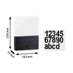 Oprawa elewacyjna NEDA LED numer domu 2200K 18lm + czujnik zmierzchu IP44 antracyt - 11