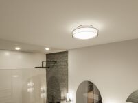 Plafoniera LUENA LED 11.5W 600lm okragła 250mm 3000K IP44 230V szkło chrom / metal - 8