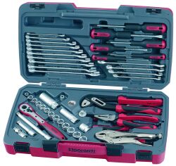 48-elementowy zestaw narzędzi nasadowych z chwytem kwadratowym 3/8" Teng Tools T3848 Tengtools