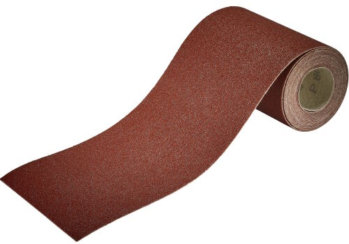 Papier szlifierski ścierny w rolce 93 mm x 4 m Wolfcraft - gr. 180 na rzep