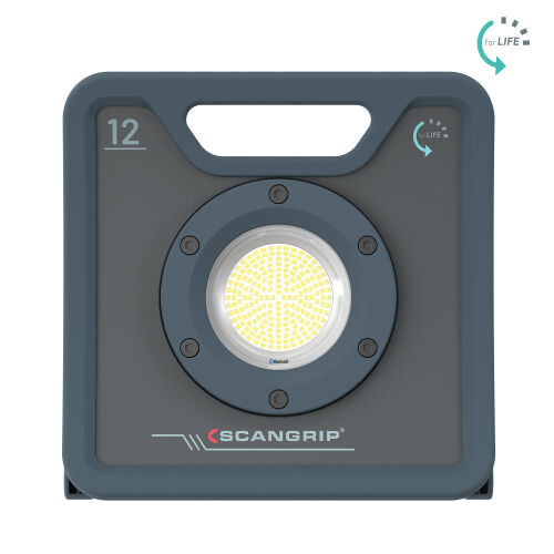Wytrzymała lampa robocza LED 12000 lm BLUETOOTH 81 W Scangrip NOVA 12 forLIFE 03.6206