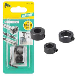 Ograniczniki głębokości wiercenia do wierteł 8mm 10mm 12mm 3 szt. Wolfcraft