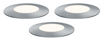 Oprawa dogruntowa Plug & Shine FLOOR MINI zestaw przedłużajacy 3x2,5W 3000K IP67 24V srebrny - 3