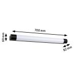 Oprawa ścienna nad lustro ORGON LED 1,5W 3000K 850lm 720mm IP44 230V czarny / aluminium - 8