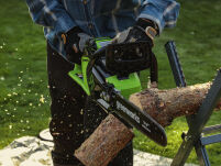 40V pilarka łańcuchowa 40 cm Greenworks GD40CS18K2X zestaw ładowarka + 2x aku 2Ah - 3