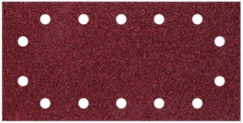 Papier szlifierski 115x230 mm Wolfcraft - gr. 80, na rzep [5 szt.]