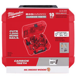 Zestaw otwornic Big Hawg Multi Material- 10 szt. MILWAUKEE