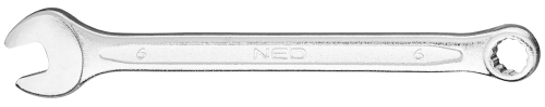 Klucz płasko-oczkowy 6 x 100 mm 09-706 NEO
