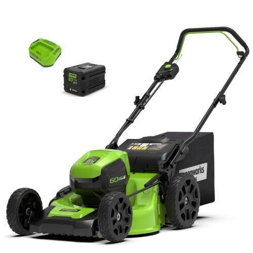 60V kosiarka 46 cm Greenworks GD60LM46HPK4 zestaw ładowarka + aku 4Ah