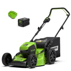 60V kosiarka 46 cm Greenworks GD60LM46HPK4 zestaw ładowarka + aku 4Ah