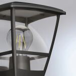 Lampa elewacyjna z czujnikiem ruchu i zmierzchu Steinel L 10 S PIR max.15W E27 IP44 IK03 230V czarna / tworzywo sztuczne - 7