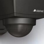 Lampa elewacyjna z czujnikiem ruchu i zmierzchu Steinel L 10 S PIR max.15W E27 IP44 IK03 230V czarna / tworzywo sztuczne - 4