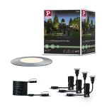 Oprawa dogruntowa Plug & Shine FLOOR MINI zestaw kompletny 3x2.5W 3000K IP67 24V srebrny / stal nierdzewna - 7