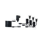 Oprawa dogruntowa Plug & Shine FLOOR MINI zestaw kompletny 3x2.5W 3000K IP67 24V srebrny / stal nierdzewna - 3