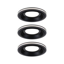 Oprawa wpuszczana SORMUS LED 3X 6.5W 560lm / 180lm 3000K IP65 230V czarny / tworzywo sztuczne