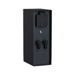 Zewnętrzna kolumna zasilająca RIO 2GN. 24V Plug & Shine + 2GN. 230V IP44 + czujnik zmierzchu stal szlachetna / antracyt - 4