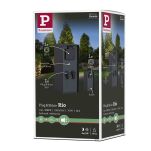 Zewnętrzna kolumna zasilająca RIO 2GN. 24V Plug & Shine + 2GN. 230V IP44 + czujnik zmierzchu stal szlachetna / antracyt - 9
