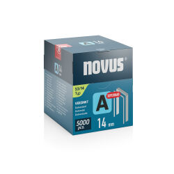 Zszywki typ A 53 14mm NOVUS super twarde 5000szt.