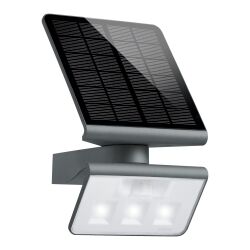 Oprawa solarna z czujnikiem ruchu i zmierzchu STEINEL Xsolar L-S PIR 1,2,W 150lm 3000K IP44 IK03 antracyt / tworzywo sztuczne