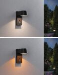 Oprawa elewacyjna CAPEA LED 6W 450lm 2200-3000K czujnik ruchu+zmierzchu IP44 230V antracyt aluminium - 6