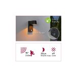 Oprawa elewacyjna CAPEA LED 6W 450lm 2200-3000K czujnik ruchu+zmierzchu IP44 230V antracyt aluminium - 8