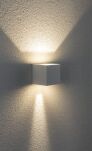 Oprawa elewacyjna CYBO LED 2x3,5W 2700K 2x355lm IP65 80x80mm 230V biały / aluminium - 4