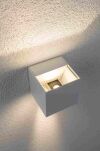 Oprawa elewacyjna CYBO LED 2x3,5W 2700K 2x355lm IP65 80x80mm 230V biały / aluminium - 5