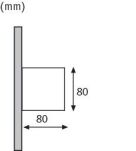 Oprawa elewacyjna CYBO LED 2x3,5W 2700K 2x355lm IP65 80x80mm 230V biały / aluminium - 8