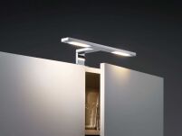 Oprawa ścienna HOOK LED nad lustro 2x3,2W 2x280lm 2700K IP44 230V chrom / metal - 3