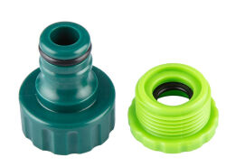 Przyłacze do kranu do węża ogrodowego na szybkozłączkę 1/2"- 3/4" 15G740 VERTO
