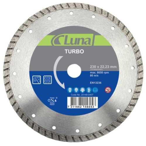 Tarcza tnąca diamentowa 125x7x2,1x22 TUR Luna