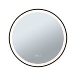 Lustro łazienkowe MIRRA LED IP44 Biały Switch 750lm 230V 11,5W Możliwość ściemniania Czarny/lustro - 2
