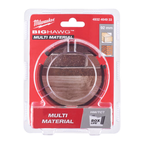 Otwornica Big Hawg Multi Material 92 mm. - 1 szt. MILWAUKEE