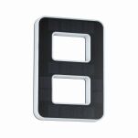 Oprawa elewacyjna SOLAR LED numer domu 8 3000K IP44 wymienny akumulator / czarna - 6