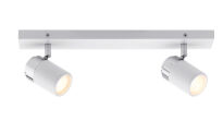 Oprawa ścienno sufitowa ZYLI GU10 max. 2x10W IP44 230V biały / chrom /metal - 2