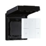 Przełącznik ścienny Plug+Shine SH Zigbee IP44 czarny / tworzywo sztuczne - 2