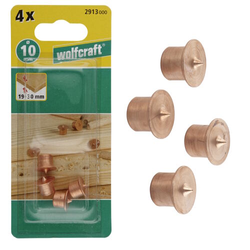 Znacznik do połaczeń kołkowych 10 mm Wolfcraft [4 szt.]